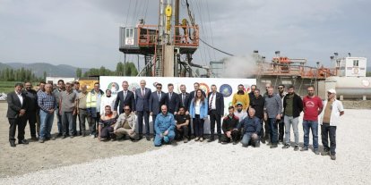 Simav’da ikinci jeotermal su kuyusu devreye alındı