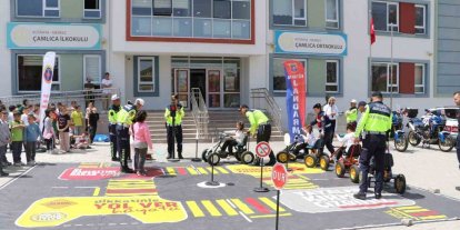 Kütahya’da öğrencilere trafik eğitimi