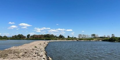 Meriç Nehri’ne deniz suyu karışmaması için set çekildi