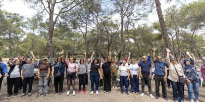 Vatandaşlar, ’Sağlık İçin Hareket Et Günü’nde doğada buluştu