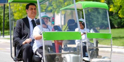 Başkan Yılmaz, çocuklarla trafik eğitimine katıldı