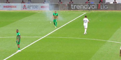 MKE Ankaragücü - Amed Sportif Faaliyetler maçı olaylı başladı