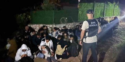 Fethiye’de 17’si çocuk 36 düzensiz göçmen yakalandı