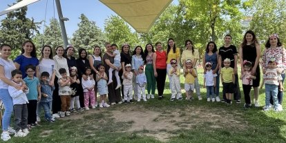 Anneler ve çocuklar doyasıya eğlendi