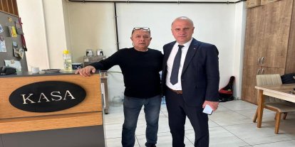 Hız kesmeden esnaf ziyaretleri devam ediyor