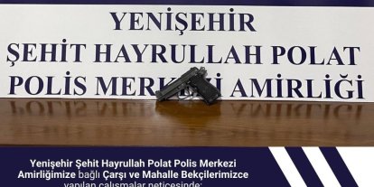 Bingöl’de ruhsatsız silah ele geçirildi