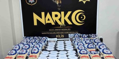 Kilis’te 57 kilo esrar ele geçirildi: 2 şahıs tutuklandı