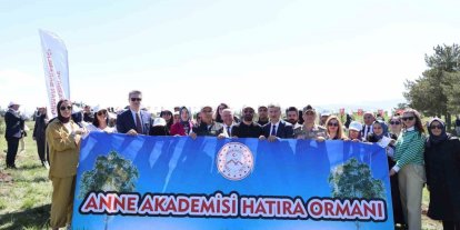 Ağrı’da Anneler Günü’ne özel "Anne Akademisi Hatıra Ormanı" oluşturuldu