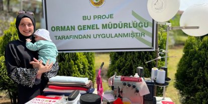 Orman köylüsü 11 kadınlara dikiş makinası