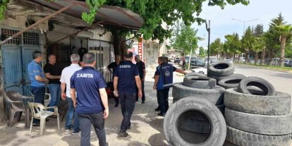 Kahta Belediyesi’nden kaldırım işgallerine karşı sıkı denetim