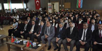 Haydar Aliyev doğumunun 102. yılında Kars'ta anıldı