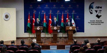 Dışişleri Bakanı Fidan, Ürdünlü ve Suriyeli mevkiidaşları ile ortak basın toplantısında konuştu