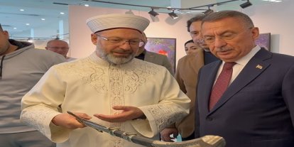 Ali Erbaş: "İslam sanatlarının manevi derinliğini yansıtan birikimini vatandaşlarımızla buluşturmanın bahtiyarlığını yaşadık"