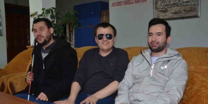 Görme engellilerin banka ve noter çilesi