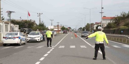 Ordu’da bir haftada 17 bin araç ve sürücüsü denetlendi