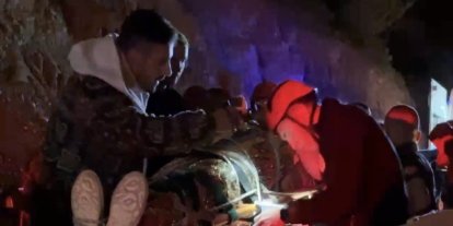 Çankırı Kalesi’nden kayalıklara düştü, ekipler seferber oldu