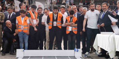 Depremzede öğrenciler ’HATAYBOT’ robot yarışmasında yarıştı