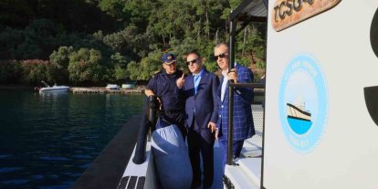 Vali Akbıyık Fethiye-Göcek koylarında incelemelerde bulundu