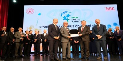 Uşak Üniversitesinin ’Spor Dostu Kampüs’ projesine YÖK’ten ödül