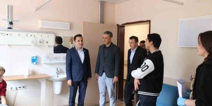 Kaymakam Bildirici’den eğitim ve sağlık kurumlarına ziyaret