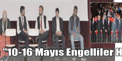 Kars'ta "10-16 Mayıs Engelliler Haftası"  programı düzenlendi!