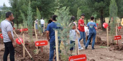 Diyarbakır’da "Koruyucu Aile Hatıra Ormanı" oluşturuldu
