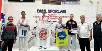 Doğa Açıkgöz, karate şampiyonasında Türkiye 3’üncüsü oldu