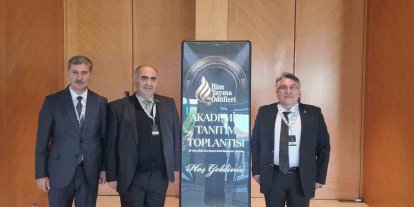 BEUN Rektörü Prof. Dr. Özölçer İlim Yayma Ödülleri akademik tanıtım toplantısına katıldı