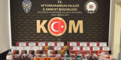 Polis kaçak sigara ele geçirdi