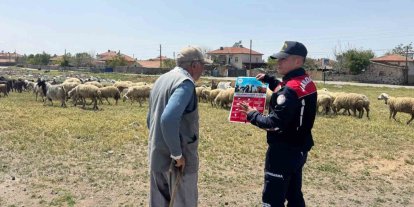Jandarma Kurban Bayramı öncesi üretici ve vatandaşı bilgilendiriyor