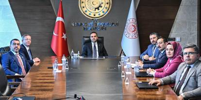 Milletvekili Adem Çalkın ve Vali Ziya Polat’tan Bakan Kacır’a Ziyaret
