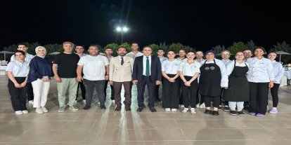 Burhaniye’de Kaymakam İlyas Memiş için veda yemeği düzenlendi