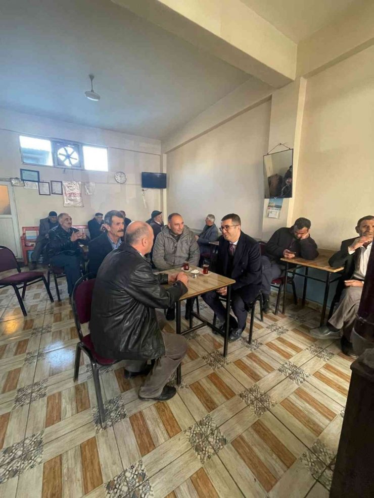 Kağızman Kaymakamı Daştan, esnafla buluştu