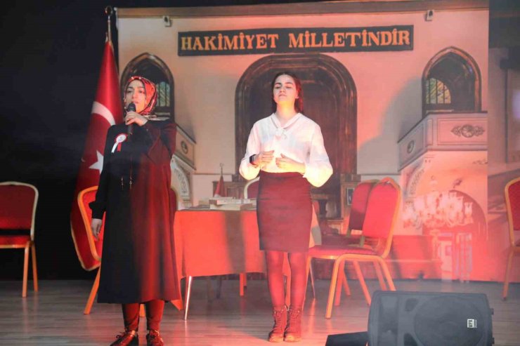 Ağrı’da İstiklal Marşı’nın kabulü ve Mehmet Akif Ersoy’u Anma Günü kutlandı