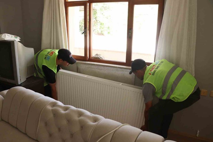 Düzce’de dar gelirli ailelere kömür değil doğalgaz