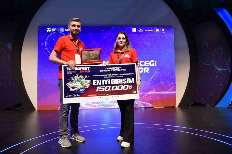 TEKNOFEST’te birinci olan projelerini anlattılar