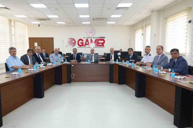 Konya’da Üniversite Güvenliği Koordinasyon Toplantısı yapıldı