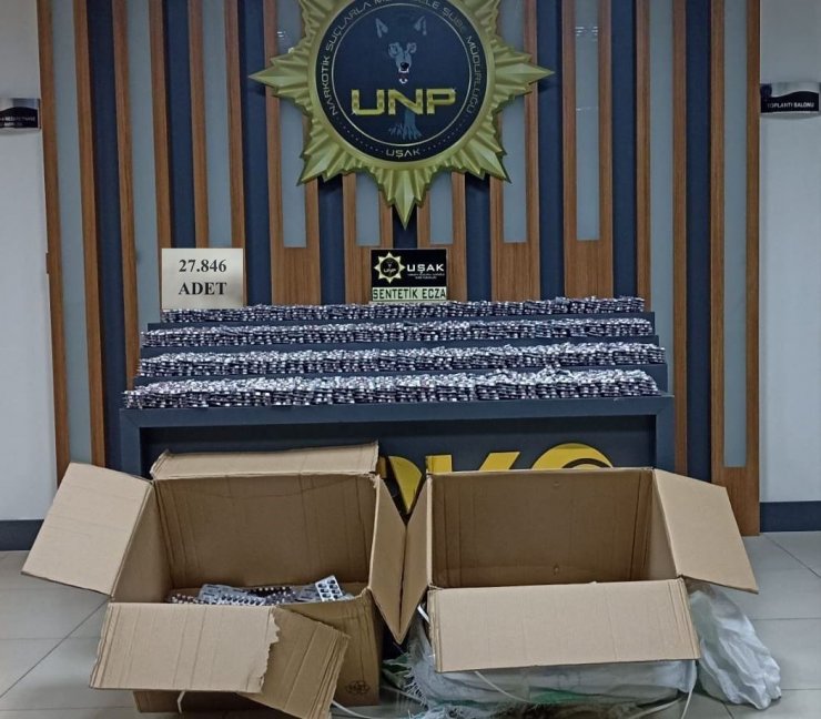 Uşak’ta uyuşturucan bir ayda 88 şüpheli yakalandı