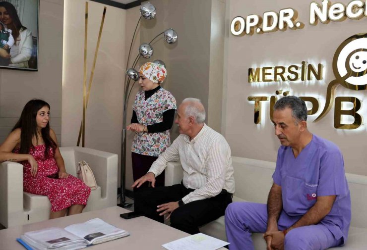 3 yıldır çocukları olmayan aileye güzel haberi Başkan Gültak verdi