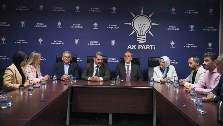 Akar ve Büyükkılıç’tan AK Parti Teşkilatı ile Tanışma toplantısı