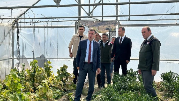 Vali Eldivan, Bayburt Eko-Köy’de incelemelerde bulundu