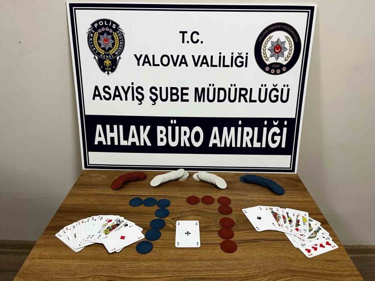 Yalova’da 19 kişiye 122 bin lira kumar cezası