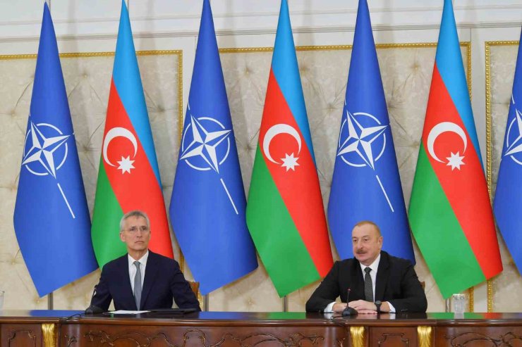 Azerbaycan Cumhurbaşkanı Aliyev, NATO Genel Sekreteri Stoltenberg’i kabul etti