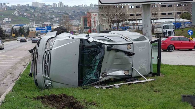 Samsun’da trafik kazası: 2 yaralı