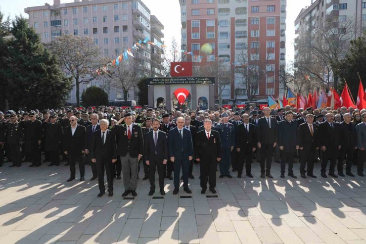 Konya’da Çanakkale Zaferi’nin 109. yıl dönümünde şehitler anıldı