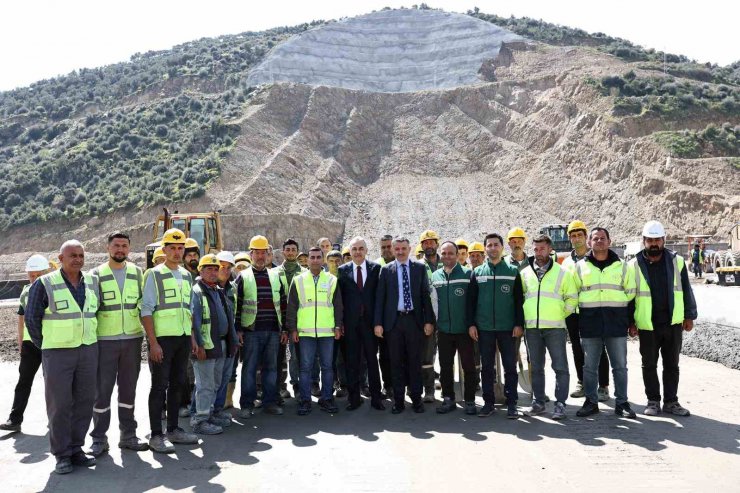 Sarıçay Barajı’nın yüzde 44’ü tamamlandı