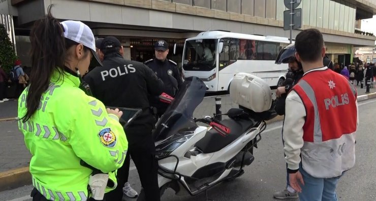 Taksim’de helikopter destekli huzur uygulaması yapıldı