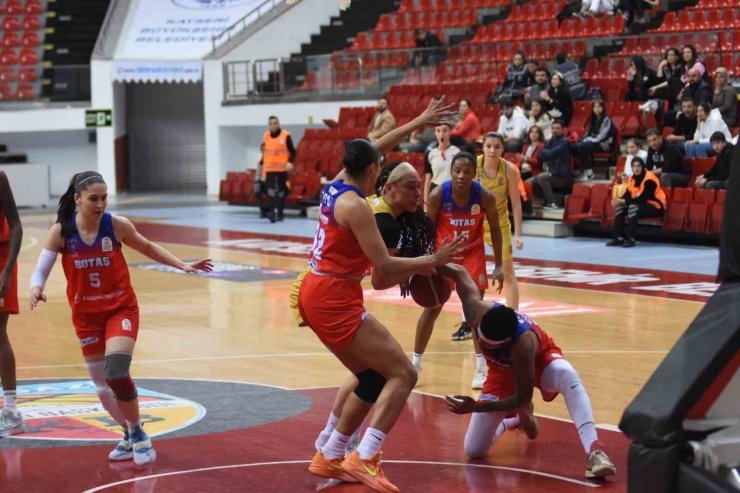 TKBL: Melikgazi Kayseri Basketbol:75 - BOTAŞ: 80