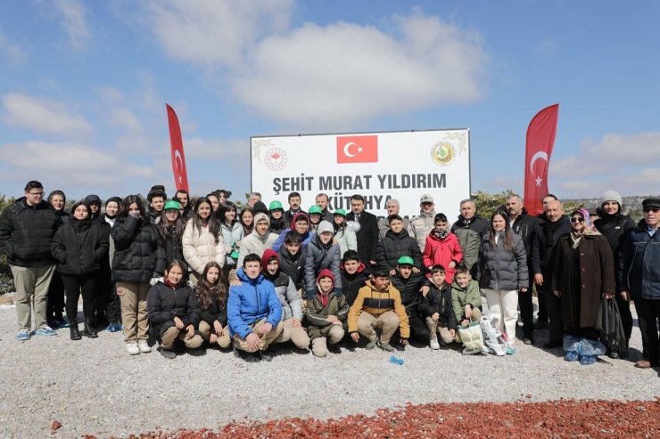 Kütahya’da orman şehitlerinin ismi hatıra ormanında yaşayacak