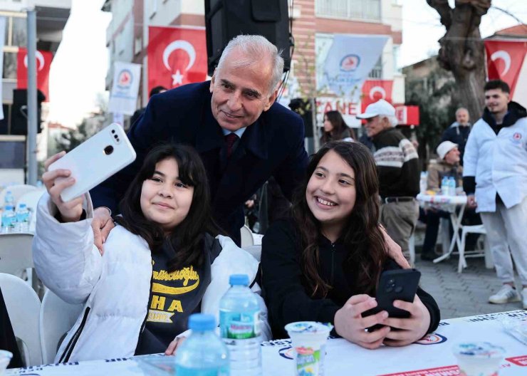 Denizli Büyükşehrin iftar sofrası Akkonak’ta kuruldu